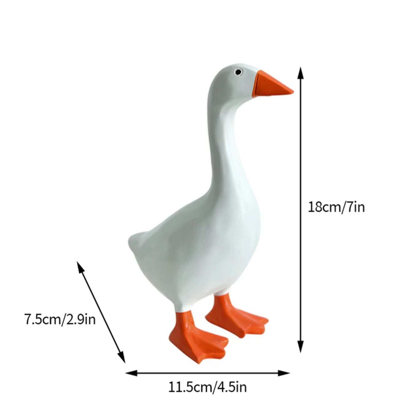 Magnetic Goose Key Holder – Cute Home Decor for Entryway, Kitchen, or Office | Wall Mount Animal Hook for Keys & Accessories