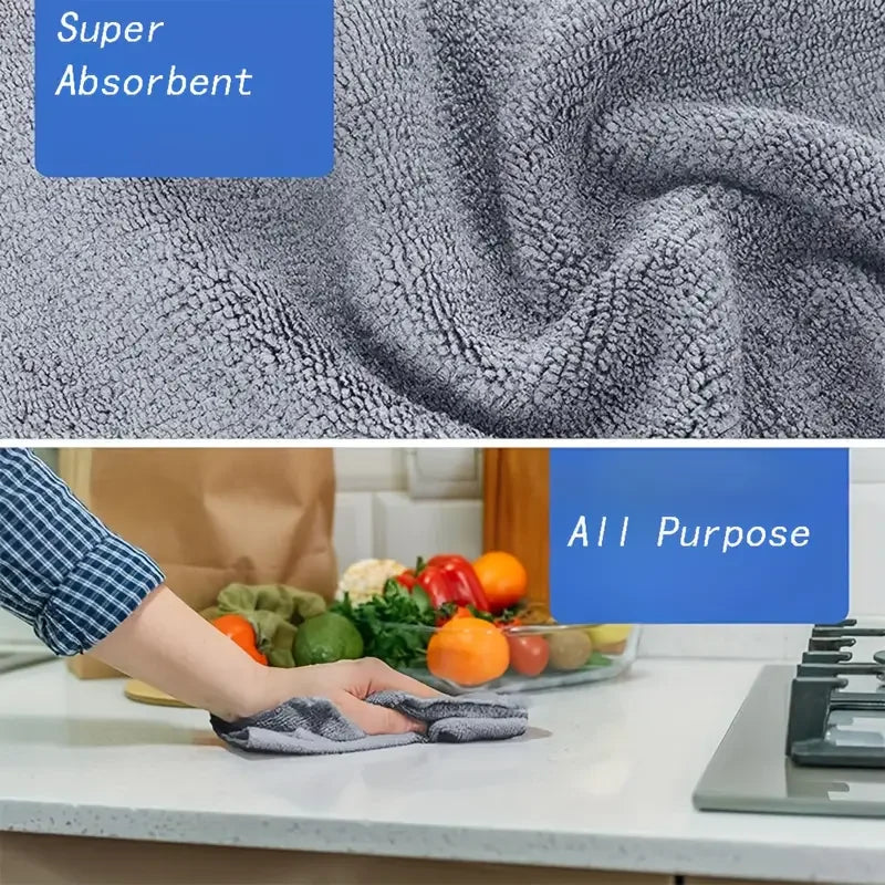 Bamboo Dish Towels – Reusable, Super Absorbent, Eco-Friendly (Multi-Pack Options)