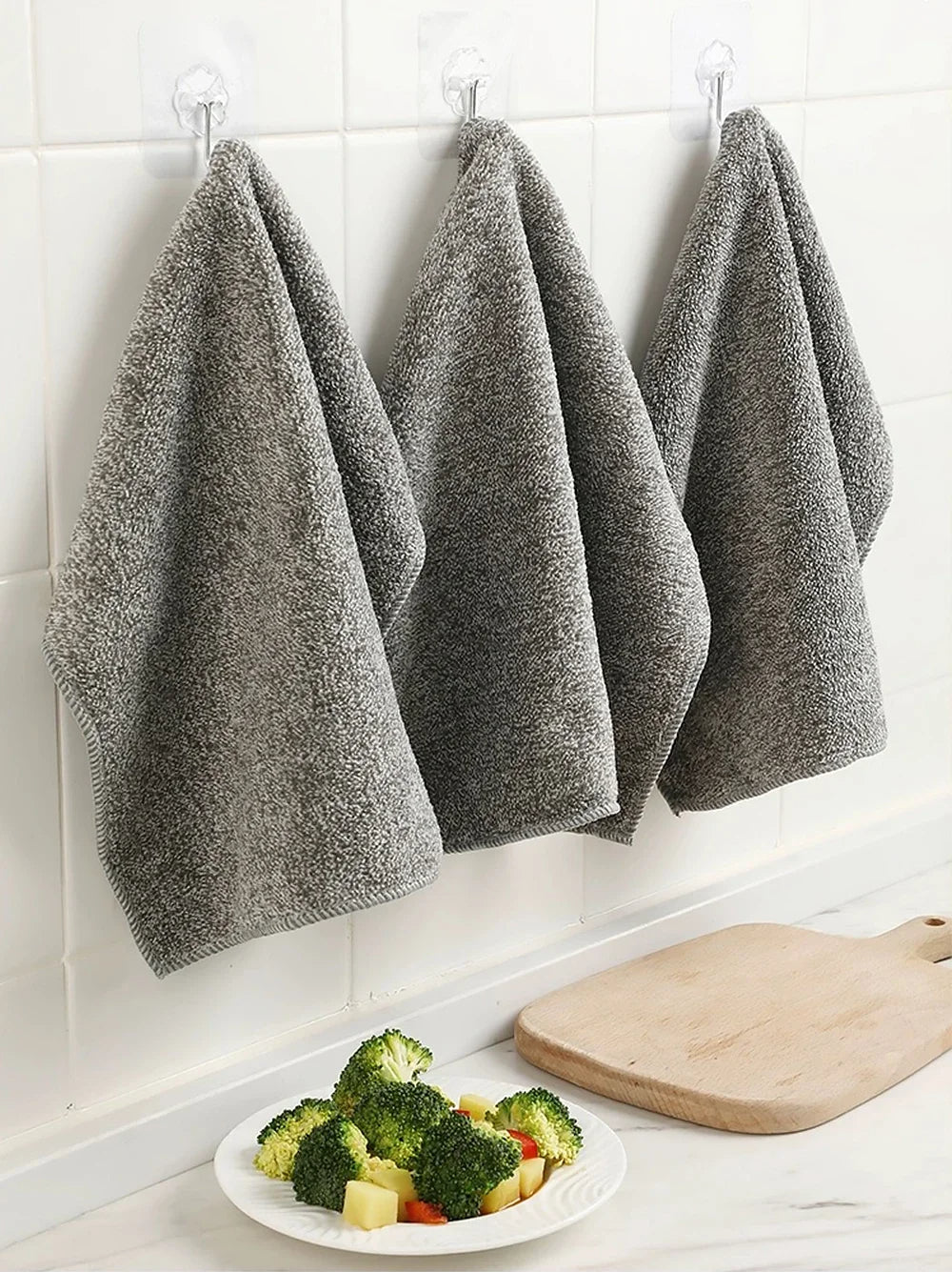 Bamboo Dish Towels – Reusable, Super Absorbent, Eco-Friendly (Multi-Pack Options)