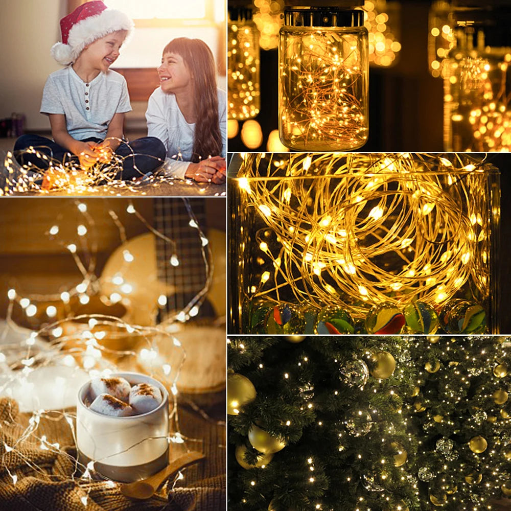 Solar Mason Jar Fairy Lights – Eco-Friendly Outdoor Ambience (Warm White LEDs)