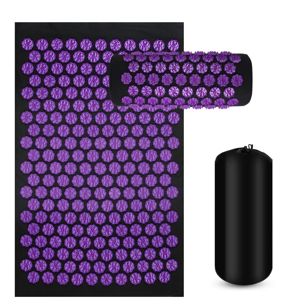 Rooted Relief Set – Acupressure Mat & Pillow for Natural Release & Deep Calm