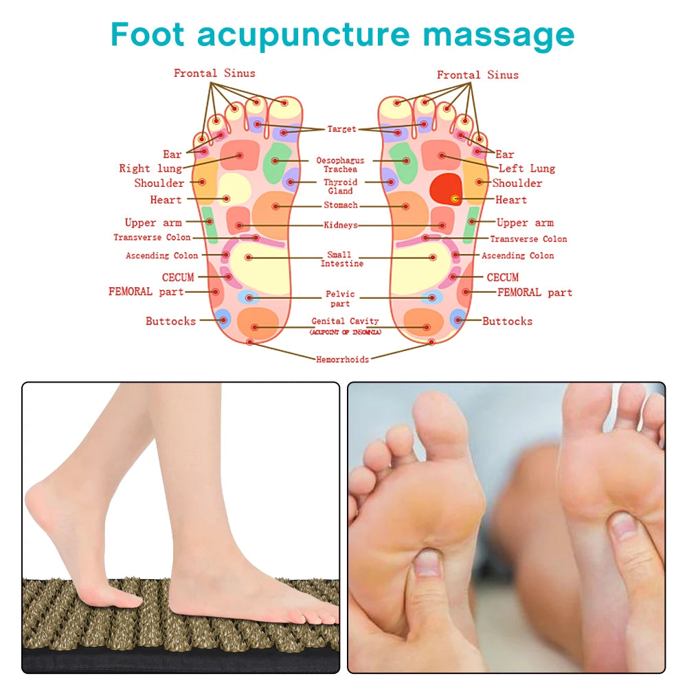 Rooted Relief Set – Acupressure Mat & Pillow for Natural Release & Deep Calm