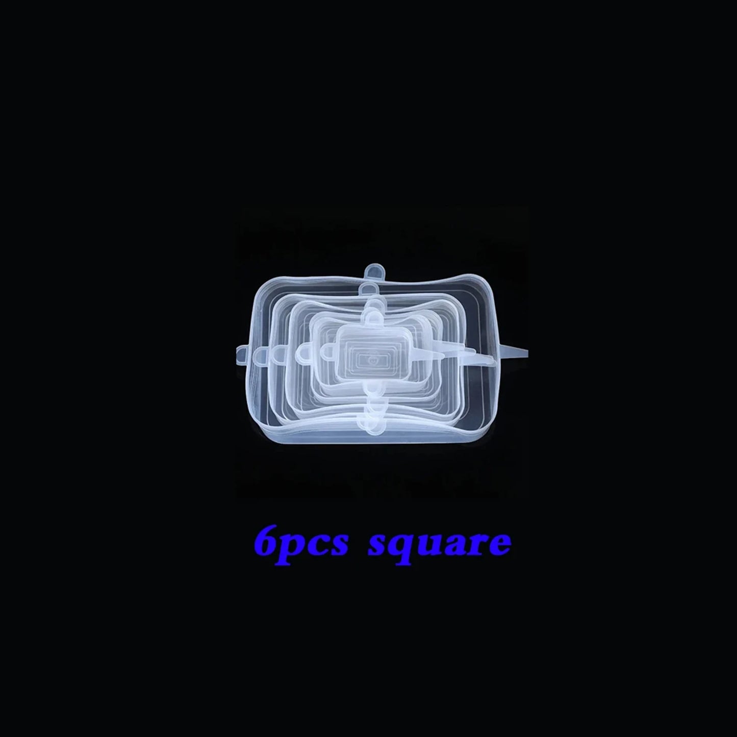 Reusable Silicone Stretch Lid Set – Eco-Friendly Food Covers for Bowls, Cups & Containers (6 or 12-Piece Set)