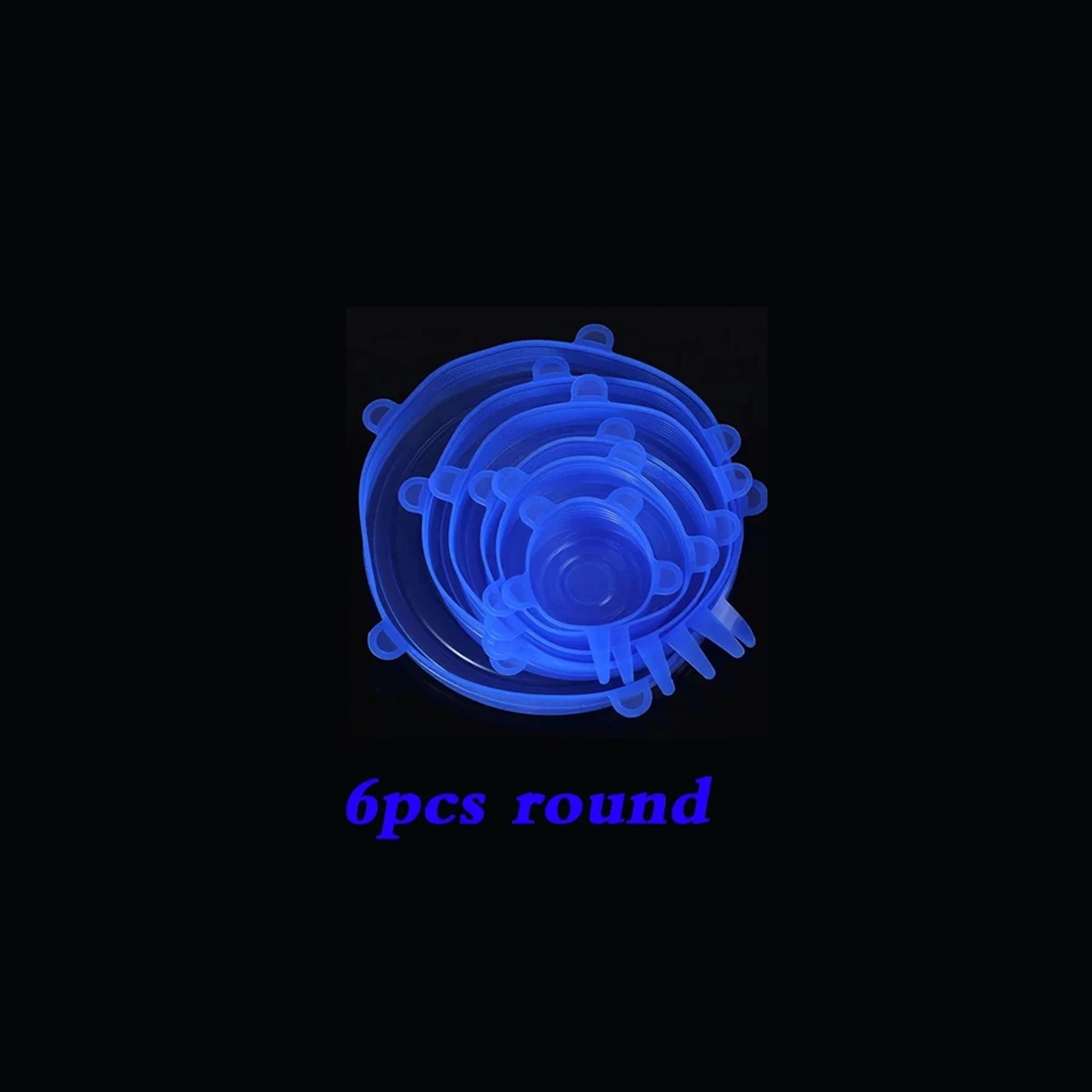 Reusable Silicone Stretch Lid Set – Eco-Friendly Food Covers for Bowls, Cups & Containers (6 or 12-Piece Set)