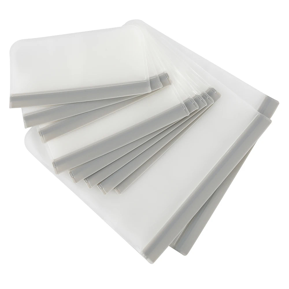 10-Piece Reusable PEVA Food Storage Bag Set – BPA-Free, Leakproof, Freezer Safe, Eco-Friendly Kitchen Organizer