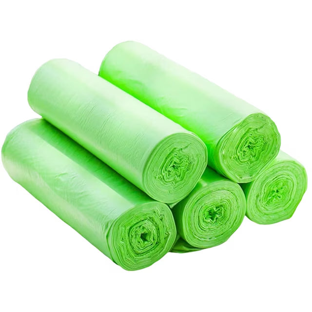 Biodegradable Compost Bin Liners – 35 Count Roll (Plant-Based Trash Bags)