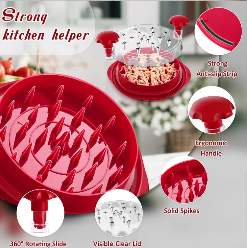 Chicken Shredder Tool – Fast & Easy Meat Shredding for Tacos, BBQ, Meal Prep | Time-Saving Kitchen Gadget for Conscious Cooking